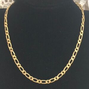 Madewell Flat Linked Gold Plated Chain Necklace